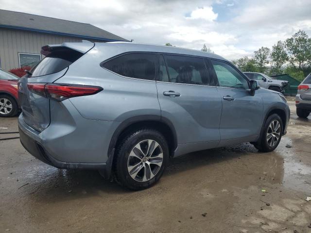 5TDGZRBH8LS024401 - 2020 TOYOTA HIGHLANDER XLE BLUE photo 3