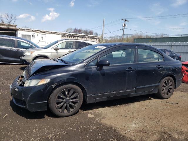 2HGFA169X9H343041 - 2009 HONDA CIVIC EXL BLACK photo 1