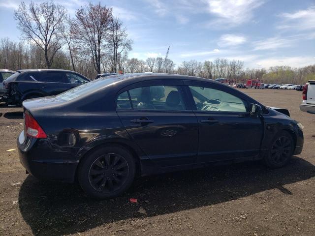 2HGFA169X9H343041 - 2009 HONDA CIVIC EXL BLACK photo 3