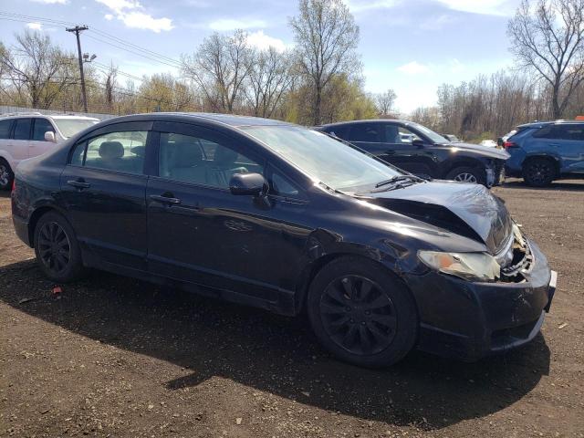 2HGFA169X9H343041 - 2009 HONDA CIVIC EXL BLACK photo 4