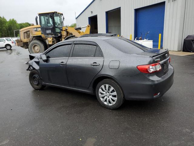 2T1BU4EE4DC051442 - 2013 TOYOTA COROLLA BASE CHARCOAL photo 2