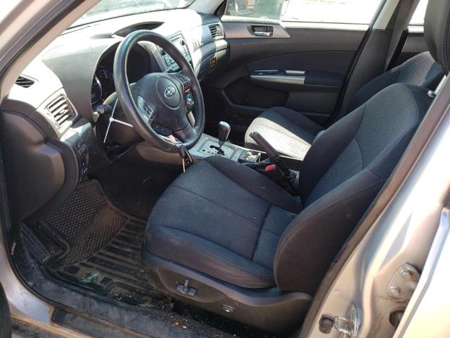 JF2SHADC4BH727479 - 2011 SUBARU FORESTER 2.5X PREMIUM SILVER photo 7