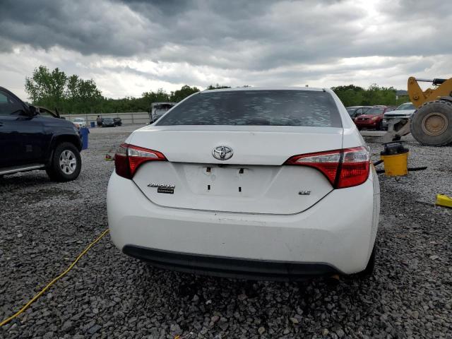 2T1BURHE2FC360628 - 2015 TOYOTA COROLLA L WHITE photo 6
