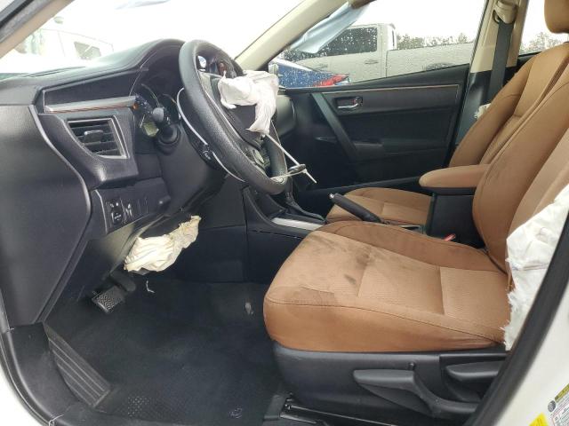 2T1BURHE2FC360628 - 2015 TOYOTA COROLLA L WHITE photo 7