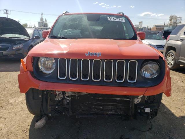 ZACCJABB2HPG44068 - 2017 JEEP RENEGADE LATITUDE ORANGE photo 5