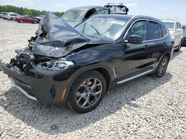 5UX43DP07N9M38747 - 2022 BMW X3 SDRIVE30I BLACK photo 1