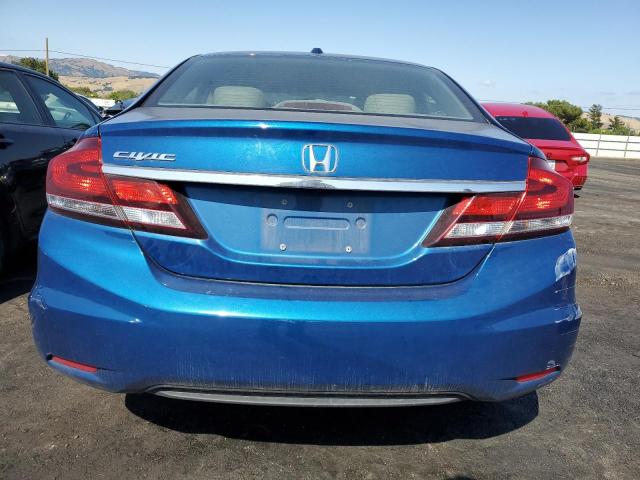 19XFB2F98DE014067 - 2013 HONDA CIVIC EXL BLUE photo 6