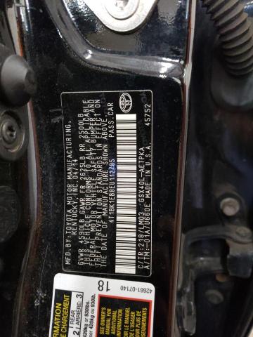 4T1BK1EB8EU112785 - 2014 TOYOTA AVALON BASE 黑色 照片 12