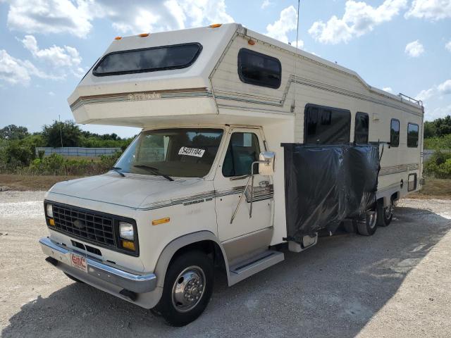 1FDKE30L6HHA01846 - 1987 FORD E350 E350 CUTAWAY VAN WHITE photo 2