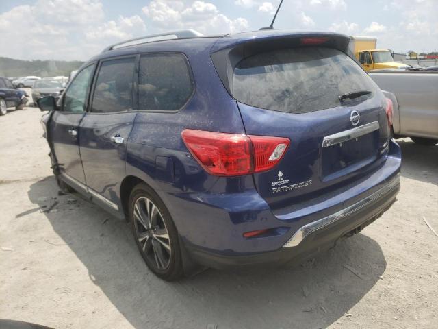 5N1DR2MM6HC610765 - 2017 NISSAN PATHFINDER S BLUE photo 2
