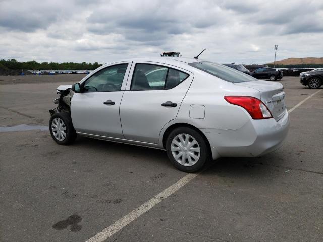 3N1CN7AP9EL829827 - 2014 NISSAN VERSA S SILVER photo 2