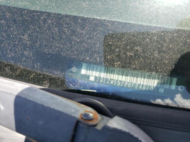 1G1ZW53126F246103 - 2006 CHEVROLET MALIBU SS Mavi foto 12