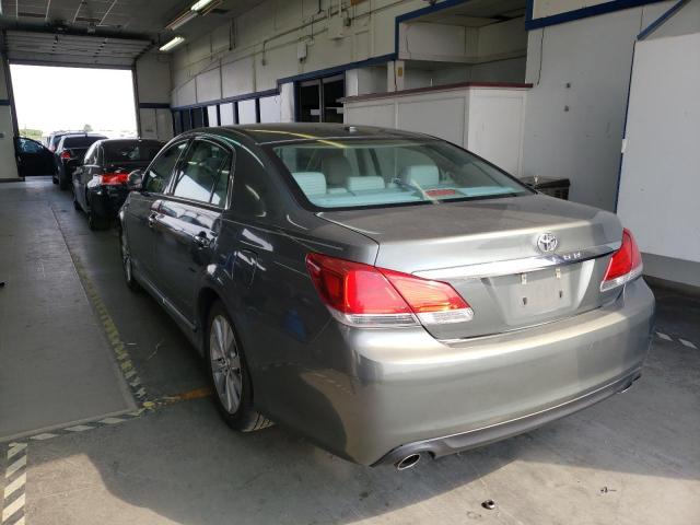 4T1BK3DB9BU409234 - 2011 TOYOTA AVALON BASE GRAY photo 3