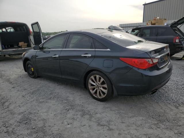 5NPEC4AC2DH656013 - 2013 HYUNDAI SONATA SE BLUE photo 2