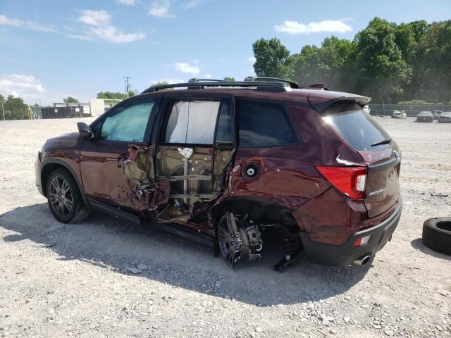 5FNYF8H55MB036919 - 2021 HONDA PASSPORT EXL Tünd qırmızı foto 2