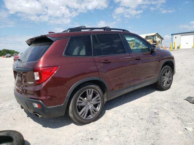 5FNYF8H55MB036919 - 2021 HONDA PASSPORT EXL Tünd qırmızı foto 3