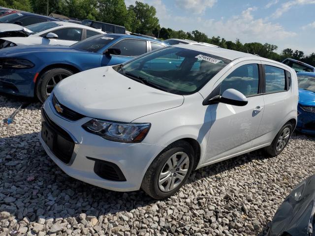 1G1JG6SB5K4128613 - 2019 CHEVROLET SONIC WHITE photo 1