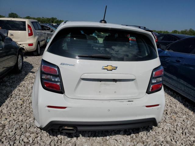 1G1JG6SB5K4128613 - 2019 CHEVROLET SONIC WHITE photo 6