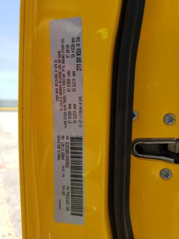 2C3CDXBG1HH525665 - 2017 DODGE CHARGER SE YELLOW photo 12