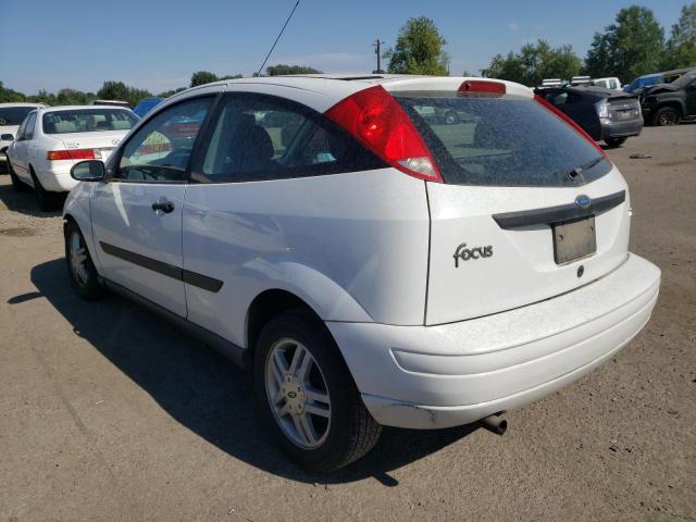 3FAFP31341R107821 - 2001 FORD FOCUS ZX3 WHITE photo 3