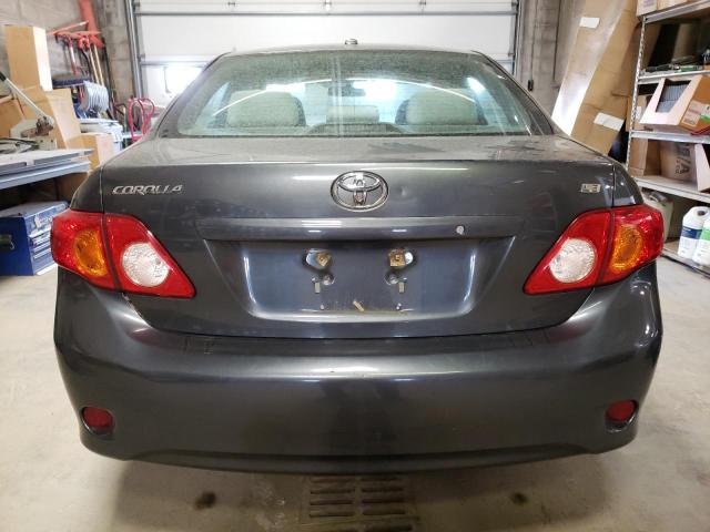 1NXBU4EE5AZ169199 - 2010 TOYOTA COROLLA BASE GRAY photo 6