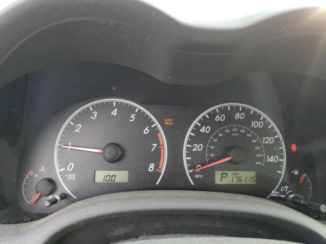 1NXBU4EE5AZ169199 - 2010 TOYOTA COROLLA BASE GRAY photo 9