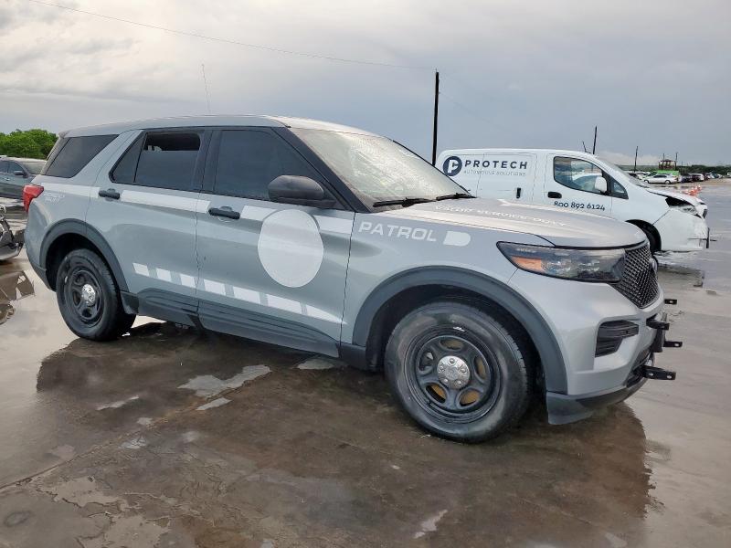 1FM5K8AW1LGA41763 - 2020 FORD EXPLORER POLICE INTERCEPTOR 银色 照片 4