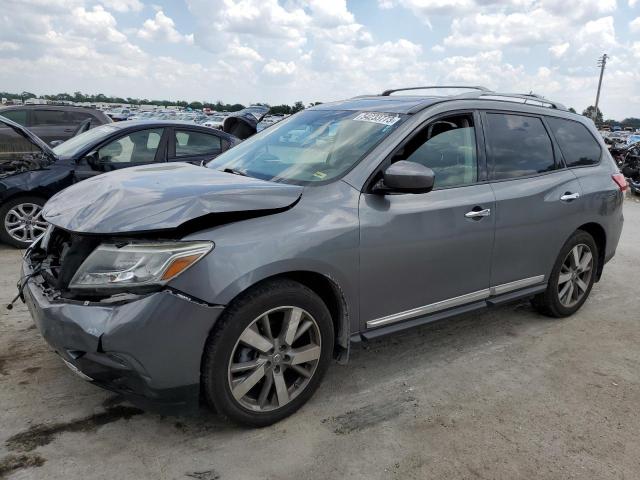 5N1AR2MM4FC641111 - 2015 NISSAN PATHFINDER S GRAY photo 1