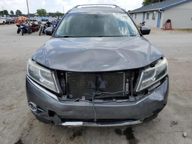 5N1AR2MM4FC641111 - 2015 NISSAN PATHFINDER S GRAY photo 5