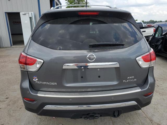 5N1AR2MM4FC641111 - 2015 NISSAN PATHFINDER S GRAY photo 6