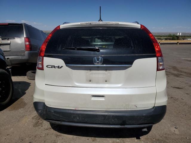 5J6RM3H7XCL015147 - 2012 HONDA CR-V EXL WHITE photo 6