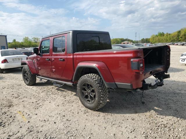 1C6HJTAGXML557832 - 2021 JEEP GLADIATOR SPORT BURGUNDY photo 2