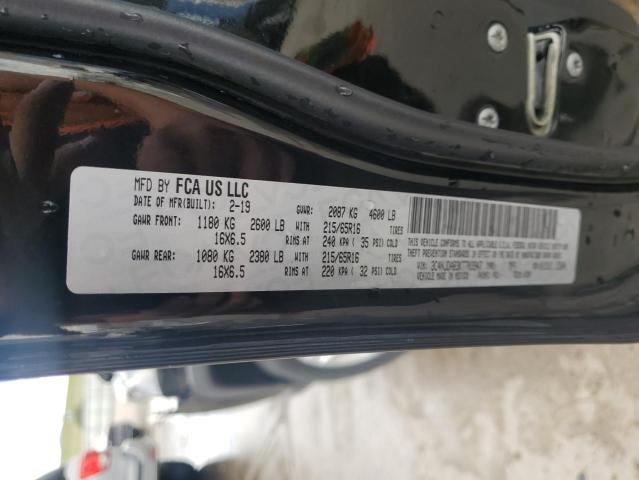 3C4NJDAB3KT703947 - 2019 JEEP COMPASS SPORT BLACK photo 13