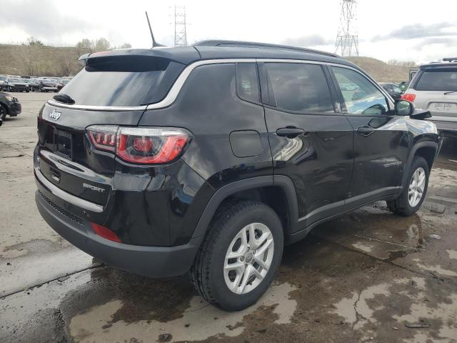 3C4NJDAB3KT703947 - 2019 JEEP COMPASS SPORT BLACK photo 3