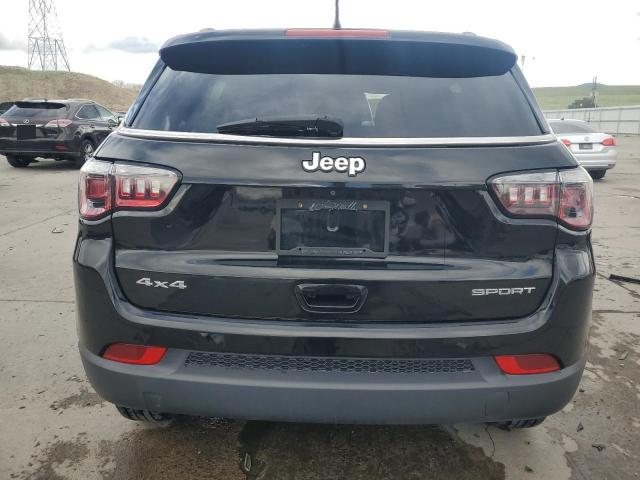 3C4NJDAB3KT703947 - 2019 JEEP COMPASS SPORT BLACK photo 6