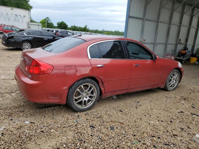 JNKCV51E15M217836 - 2005 INFINITI G35 RED photo 3