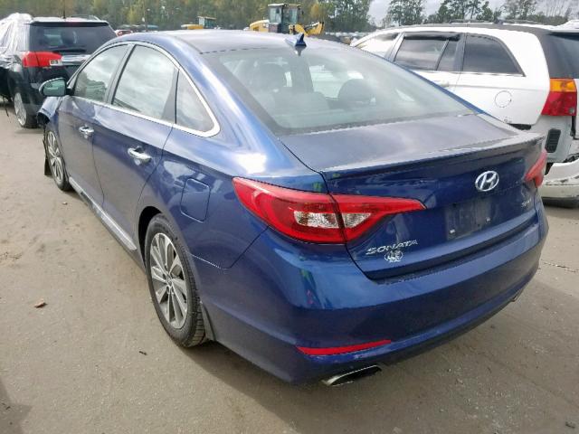 5NPE34AF6HH448832 - 2017 HYUNDAI SONATA SPORT  photo 3