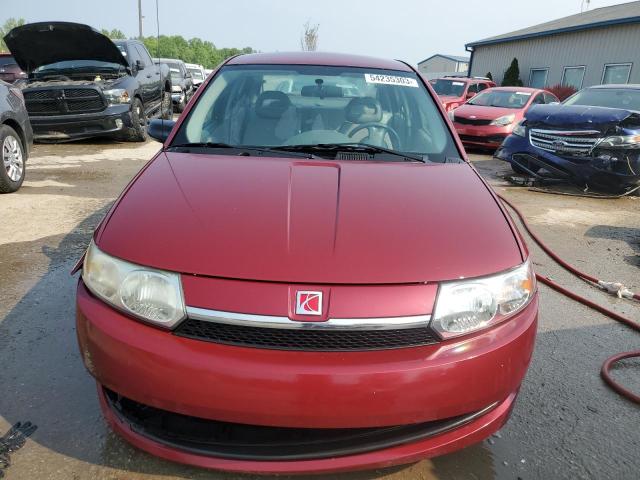 1G8AJ52F14Z185039 - 2004 SATURN ION LEVEL 2 勃艮第红 照片 5