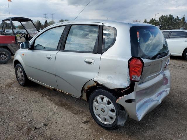KL1TD62655B343203 - 2005 CHEVROLET AVEO BASE Gümüş foto 2