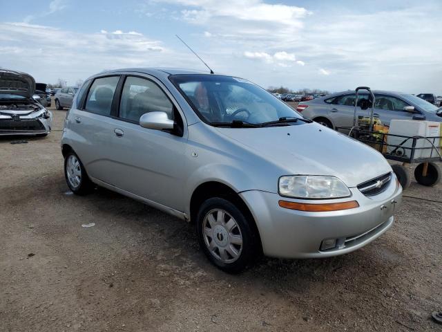 KL1TD62655B343203 - 2005 CHEVROLET AVEO BASE Gümüş foto 4