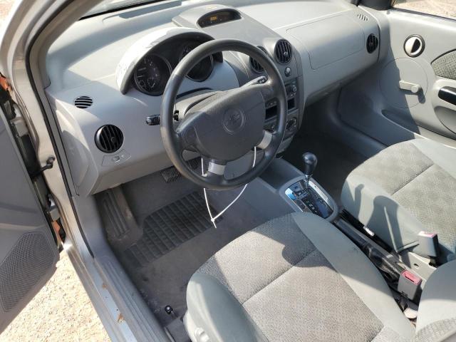 KL1TD62655B343203 - 2005 CHEVROLET AVEO BASE Gümüş foto 8