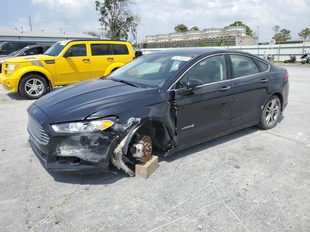 3FA6P0RU9FR104559 - 2015 FORD FUSION TITANIUM HEV BLACK photo 1