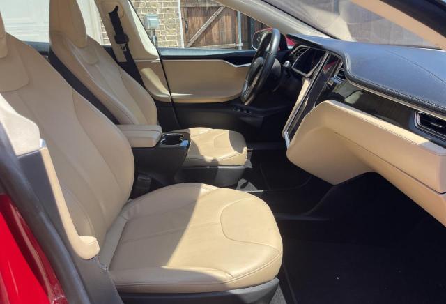 5YJSA1AG9DFP08925 - 2013 TESLA MODEL S წითელი ფოტო 5