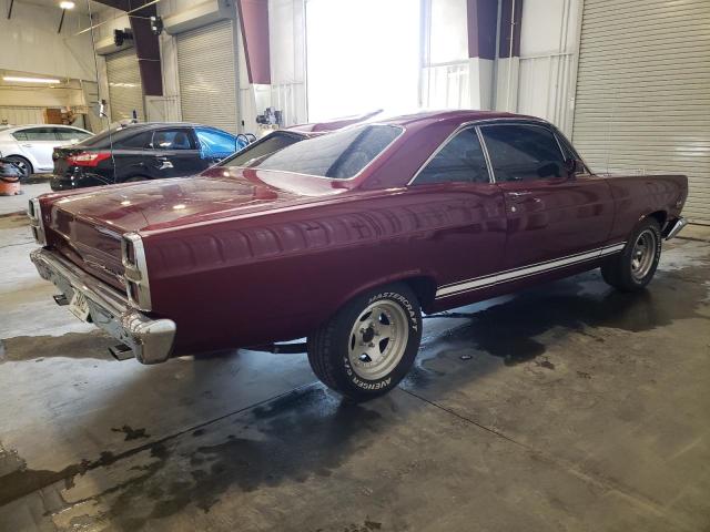 7K35C142230 - 1967 FORD FAIRLANE MAROON photo 3