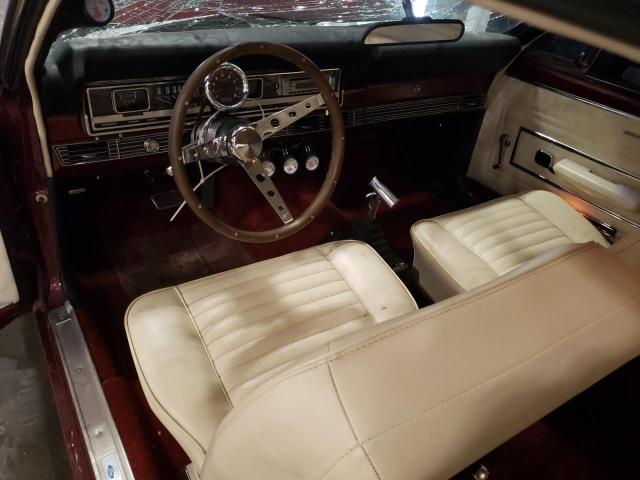 7K35C142230 - 1967 FORD FAIRLANE MAROON photo 8