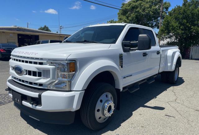 1FT8W4DT4MED05149 - 2021 FORD F450 SUPER DUTY WHITE photo 2