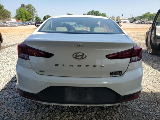 5NPD74LF7KH493122 - 2019 HYUNDAI ELANTRA SE თეთრი ფოტო 6