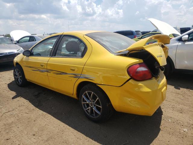 1B3ES56C94D570318 - 2004 DODGE NEON SXT YELLOW photo 2