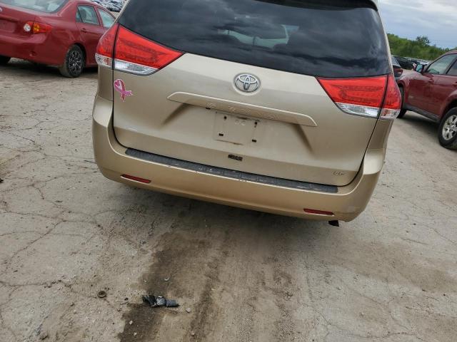 5TDKK3DC6CS216333 - 2012 TOYOTA SIENNA LE TAN photo 6