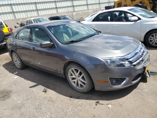 3FAHP0JA8CR441486 - 2012 FORD FUSION SEL GRAY photo 4